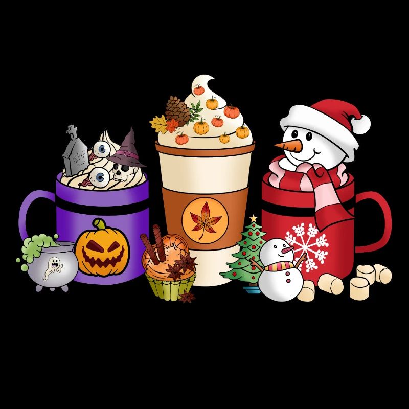 Happy HalloThankMas Vibes Coffee