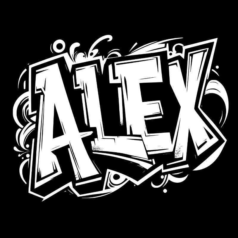 Alex Name Vorname Mädchen Junge Graffiti