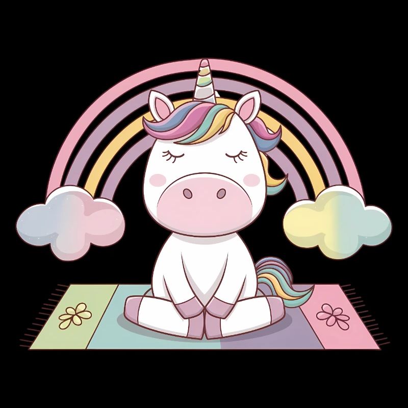licorne de yoga