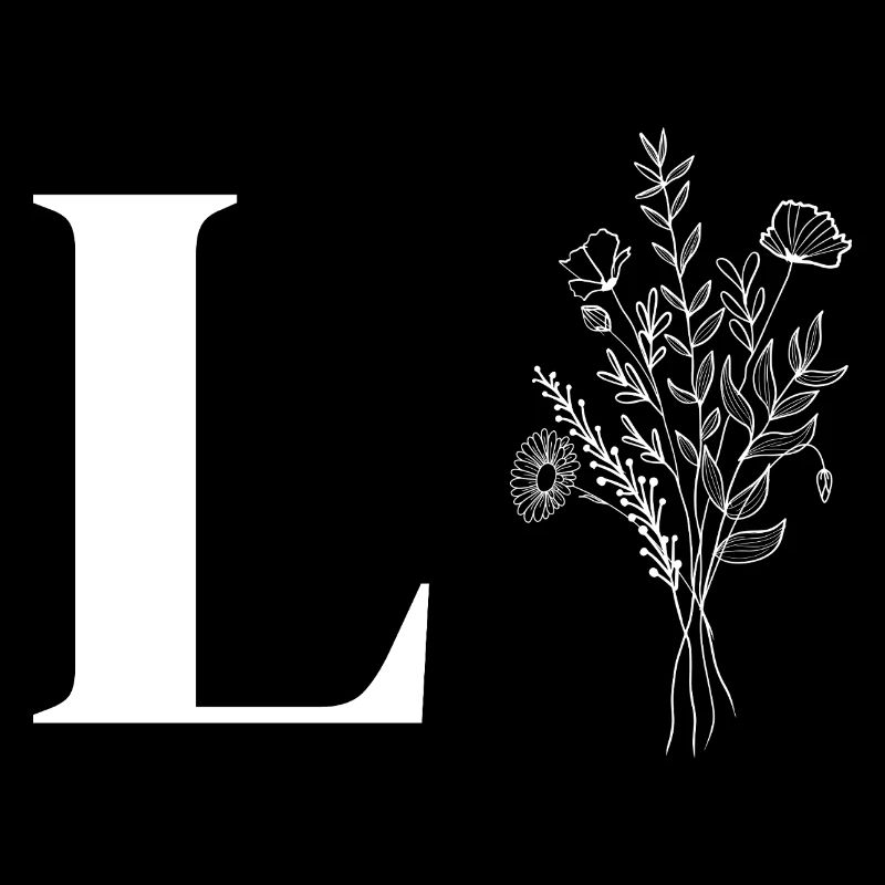 Lette l fleurs minimalistes