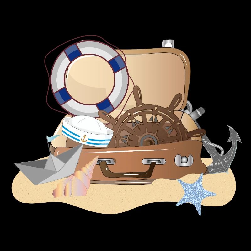 Valise maritime – design de vacances nautiques