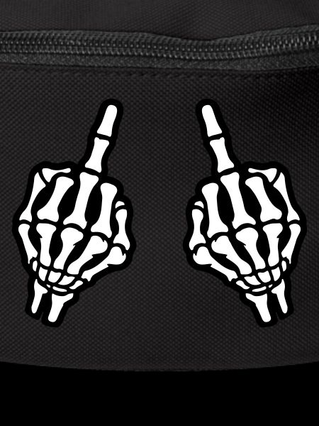 Middle Finger Hand Skeleton