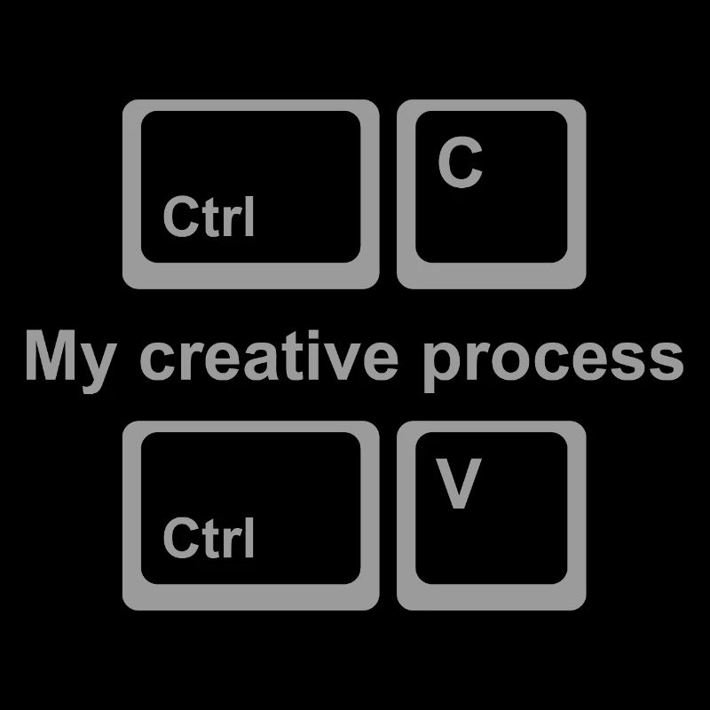 Copy Paste Shirt – Funny Coder & Designer Tee