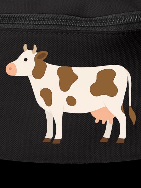 Pastel Cow with Brown Spots