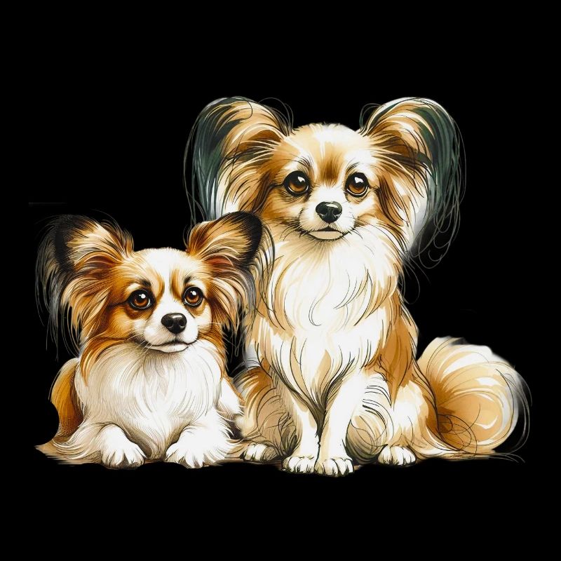 Papillon Hunde