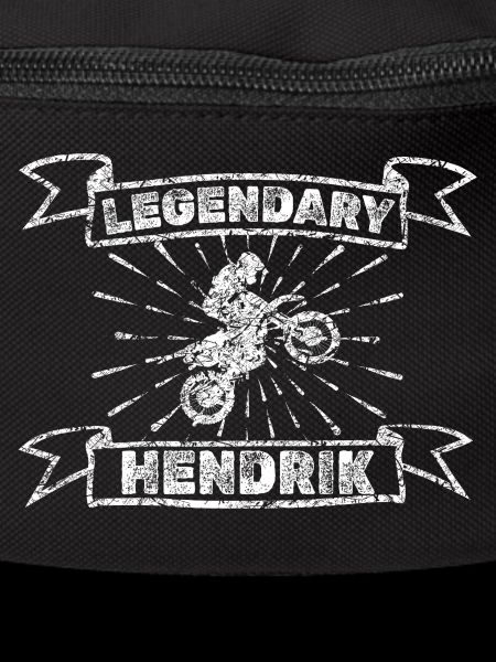 Hendrik as a biker