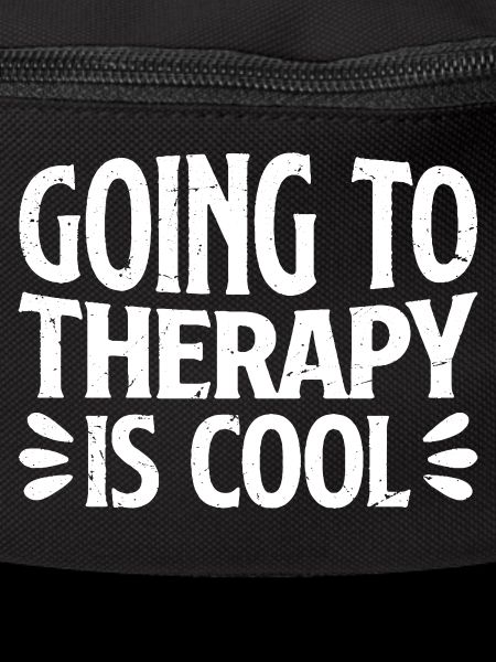 going to therapy is cool
