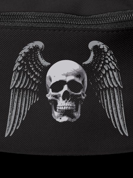 Winged Skull Gothic Emblem