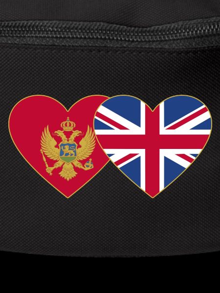 Monténégro Angleterre Drapeau