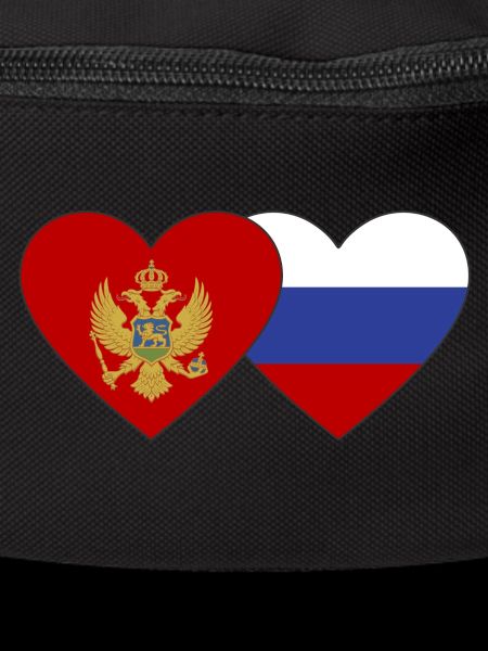 Montenegro Russia flag