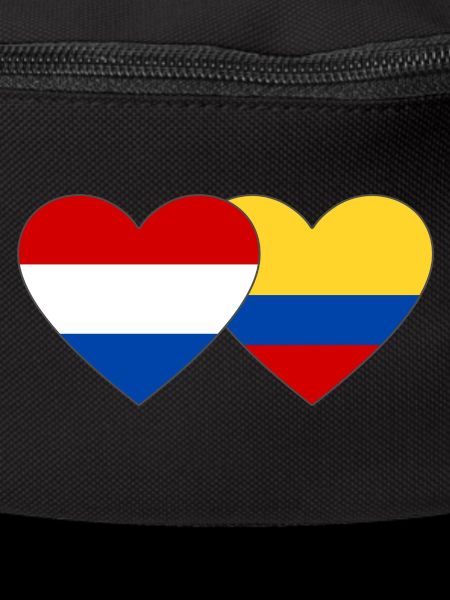 Colombie Hollande drapeau coeur
