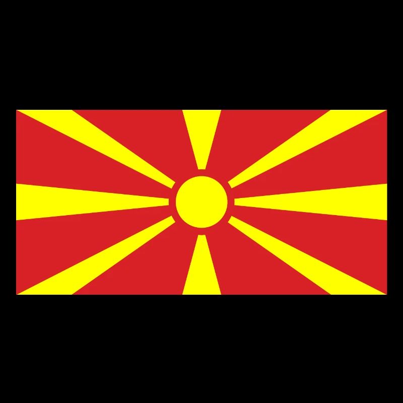 Drapeau de la Macédoine