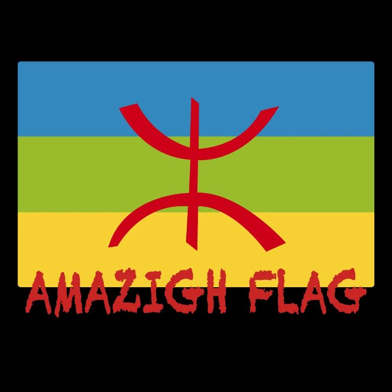 Drapeau Amazigh - drapeau berbère