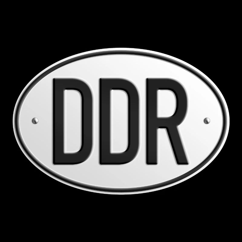 GDR license plate (realistic)