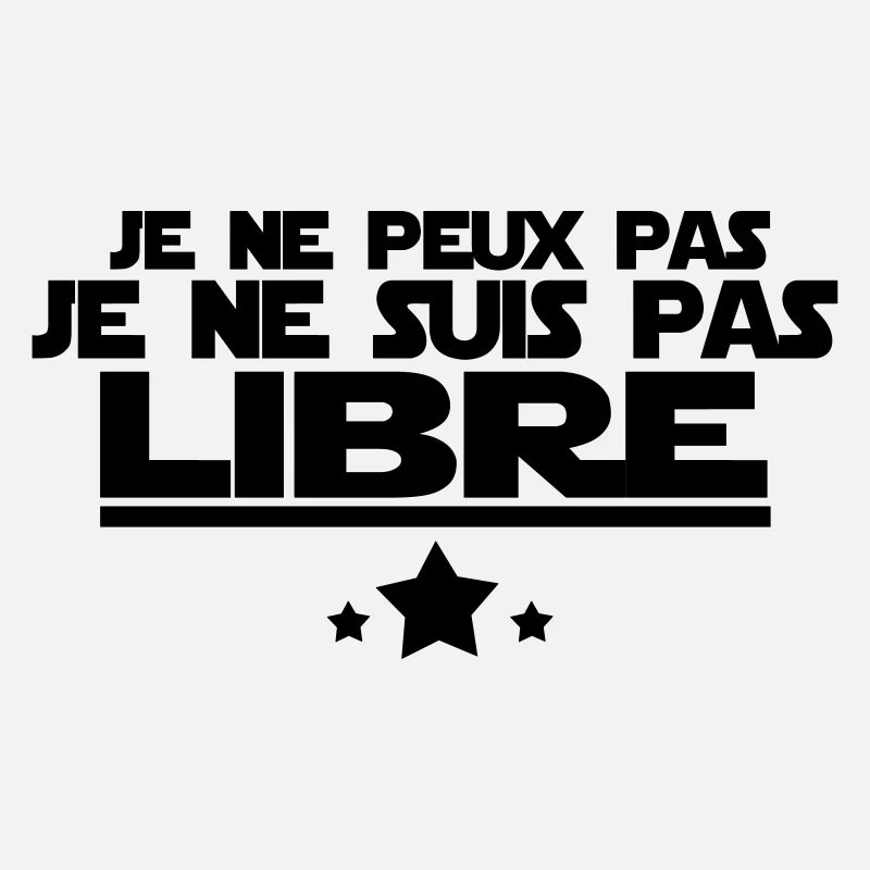 je ne suis pas libre