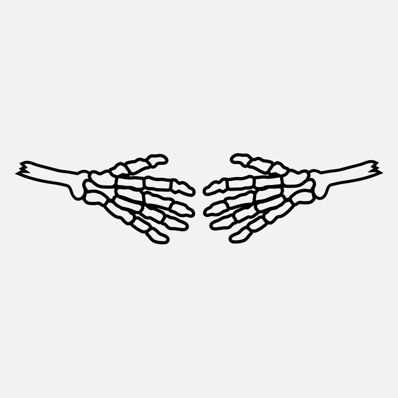 Skeleton Halloween Shake Hands