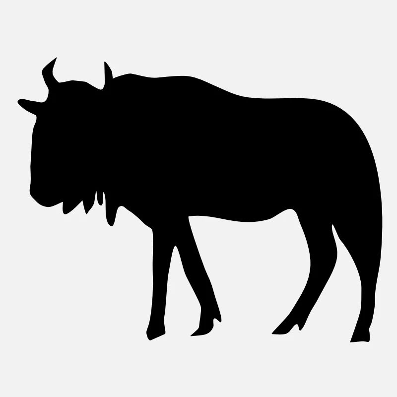 Gnu, Büffel