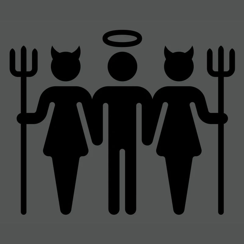 Teufel-Engel-Teufel / Devil-Cherub-Devil (M)