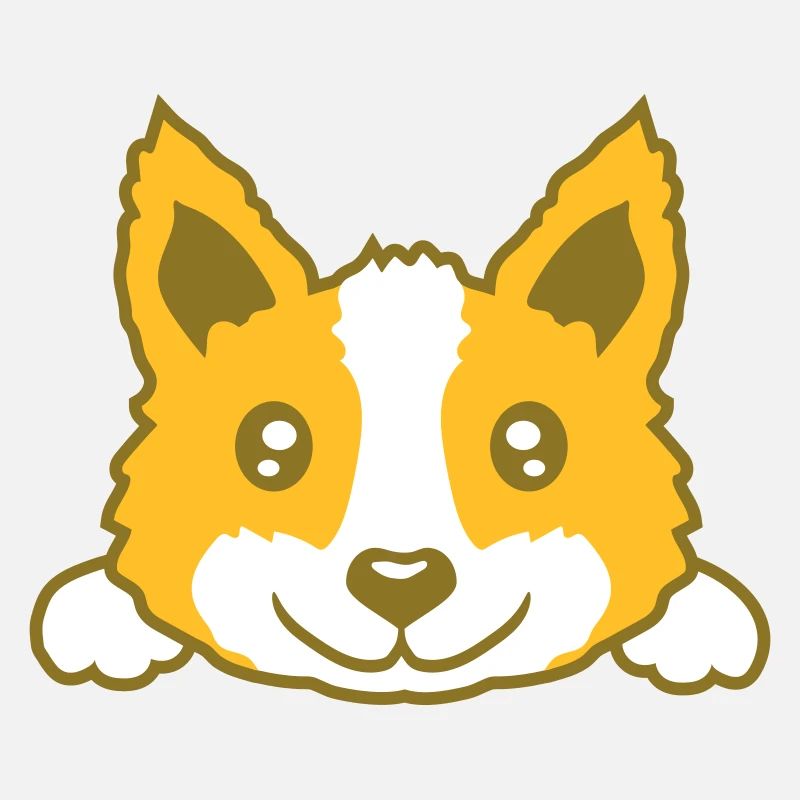 Mignon petit chien design