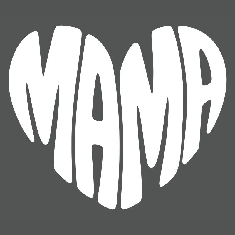 Mama Herz Form Mutter Herzform Muttertag Geschenk