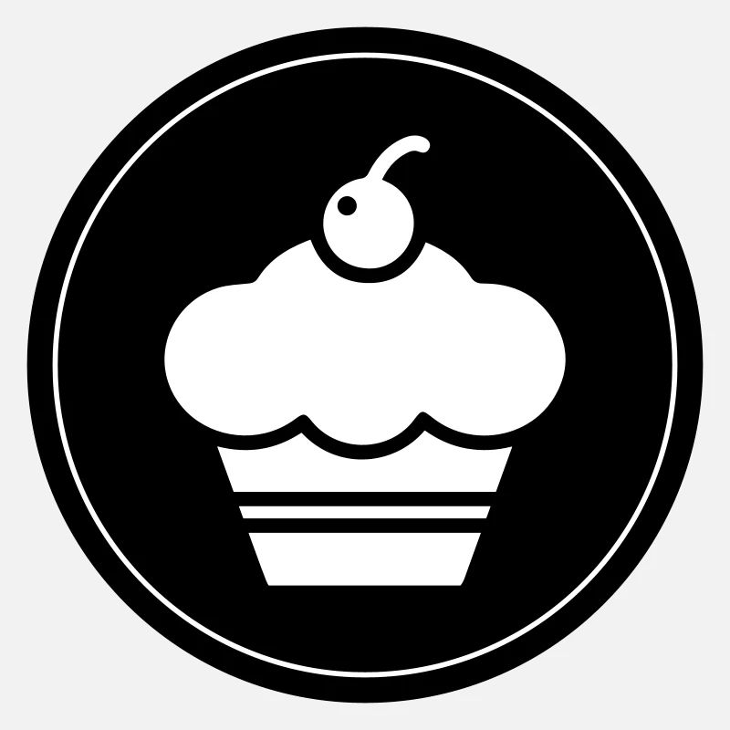 Muffin Silhouette Circle