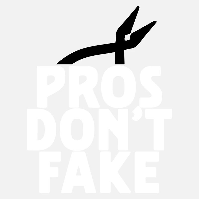 pros don't fake