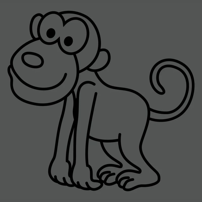 Affe Comic Tier