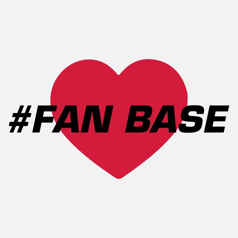 Fan Base Herz Liebe