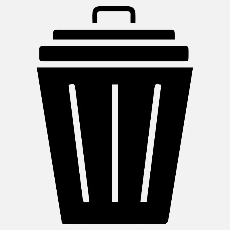 Garbage can icon