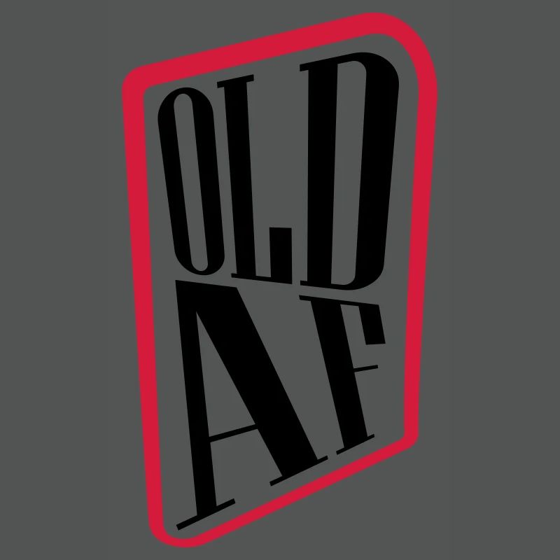 old AF Text Logo