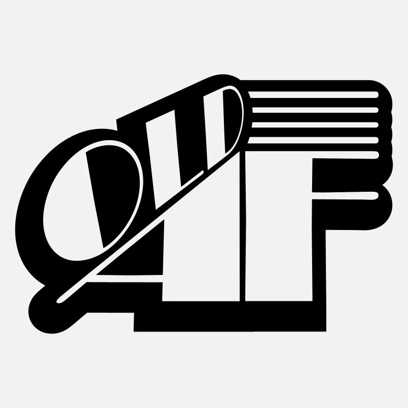 old AF Text Logo