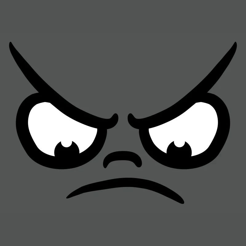 Angry Comic Face