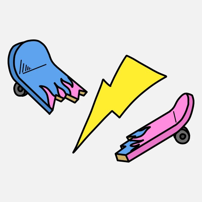 Broken skate