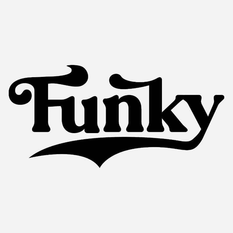 Musique funky Conception typographique audacieuse