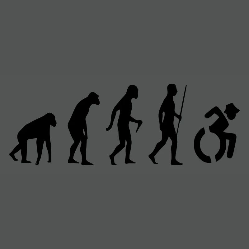 Evolution Rollstuhl. Die Rollstuhl-Evolution *