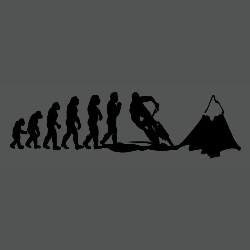 l'évolution de vélo de montagne