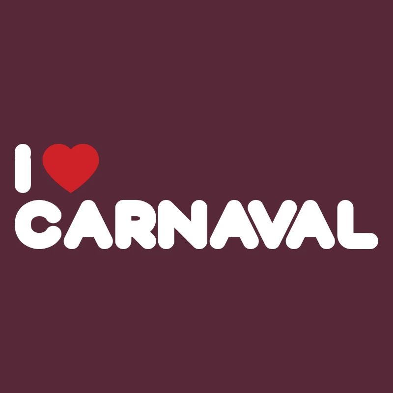 J’adore le design de carnaval blanc