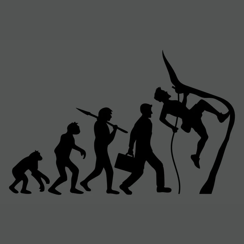 Klettern seil bergsteiger evolution