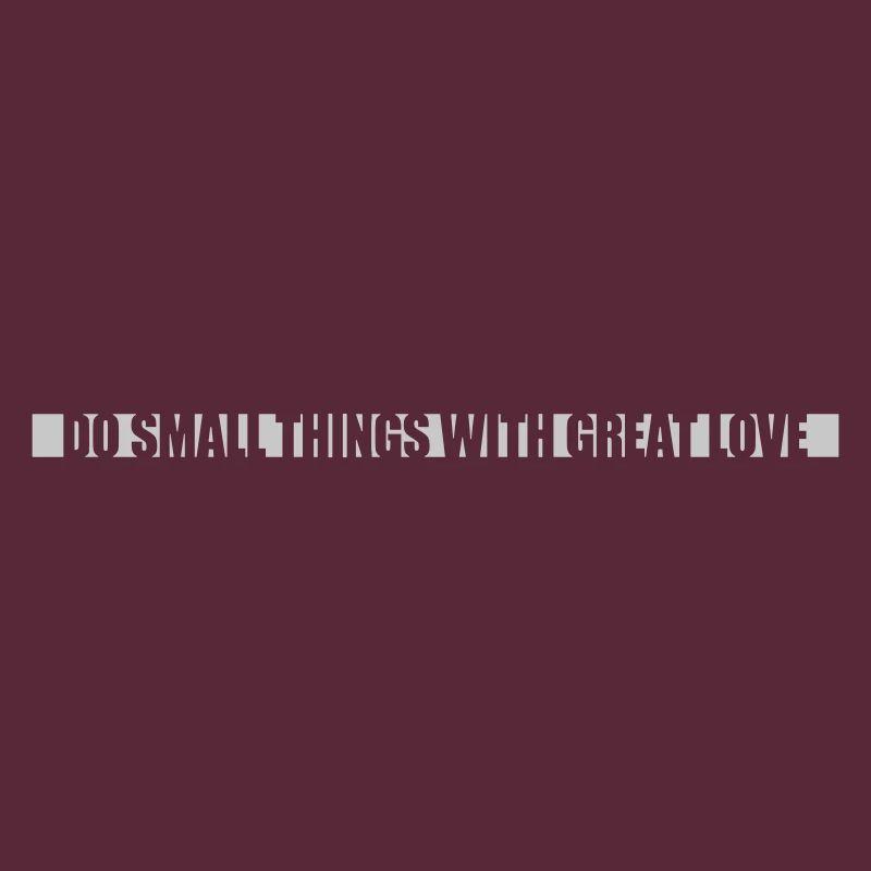 Quote do small things