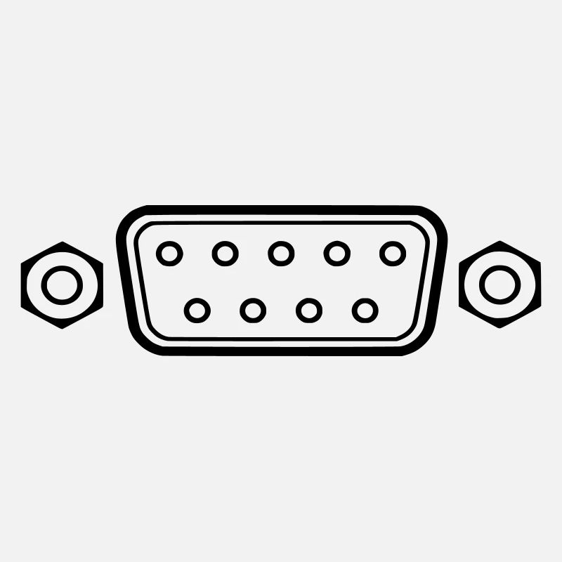 DB 9 Connector, serial connector
