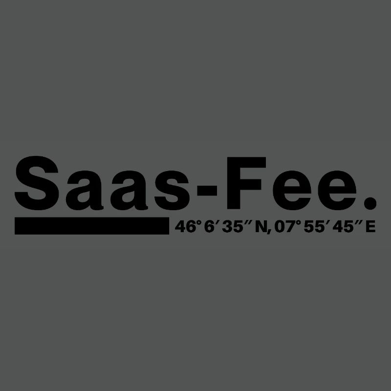 Saas-Fee coordinates Valais Switzerland