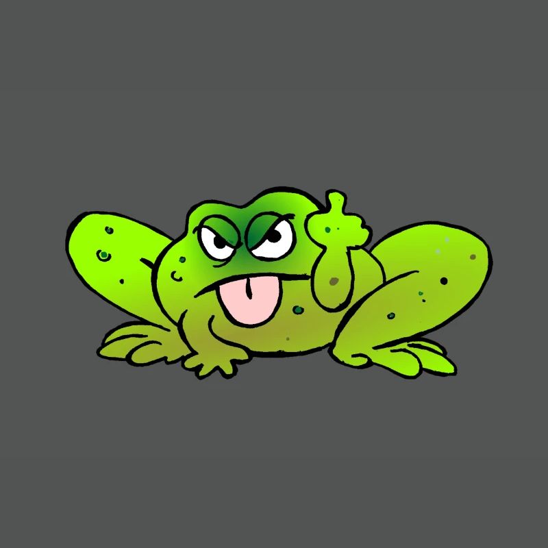 Toad pulls the tongue