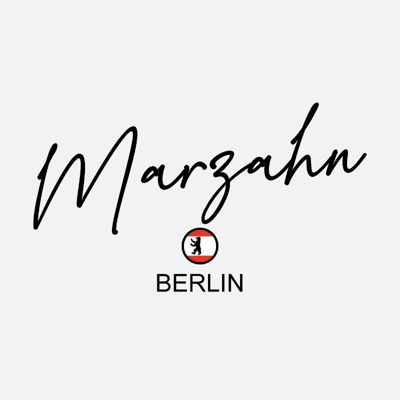 Marzahn - Drapeau de Berlin - Ours de Berlin - Berlineri