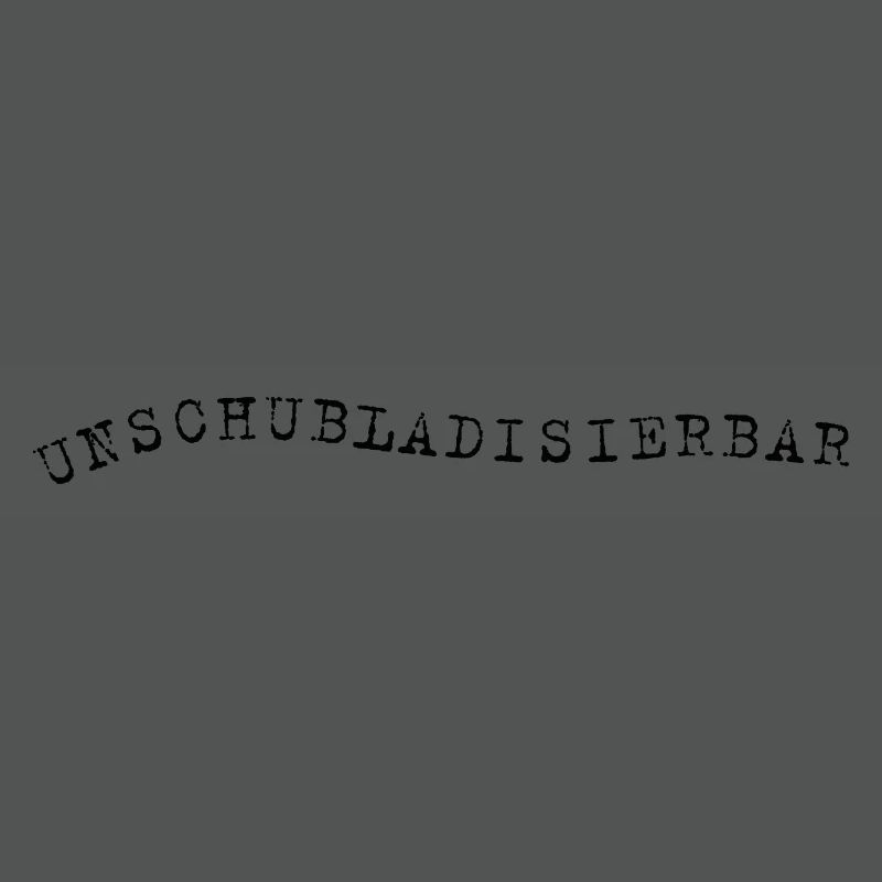 Unschubladisbar – Expression autodérisoire