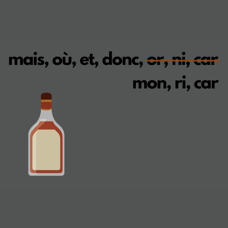 Conjonctions de coordination, pastis