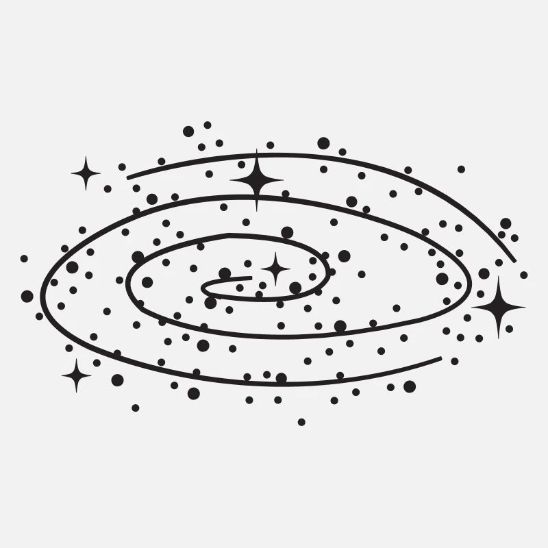 Galaxy Nebula Cosmos Star Cluster Space Doodle