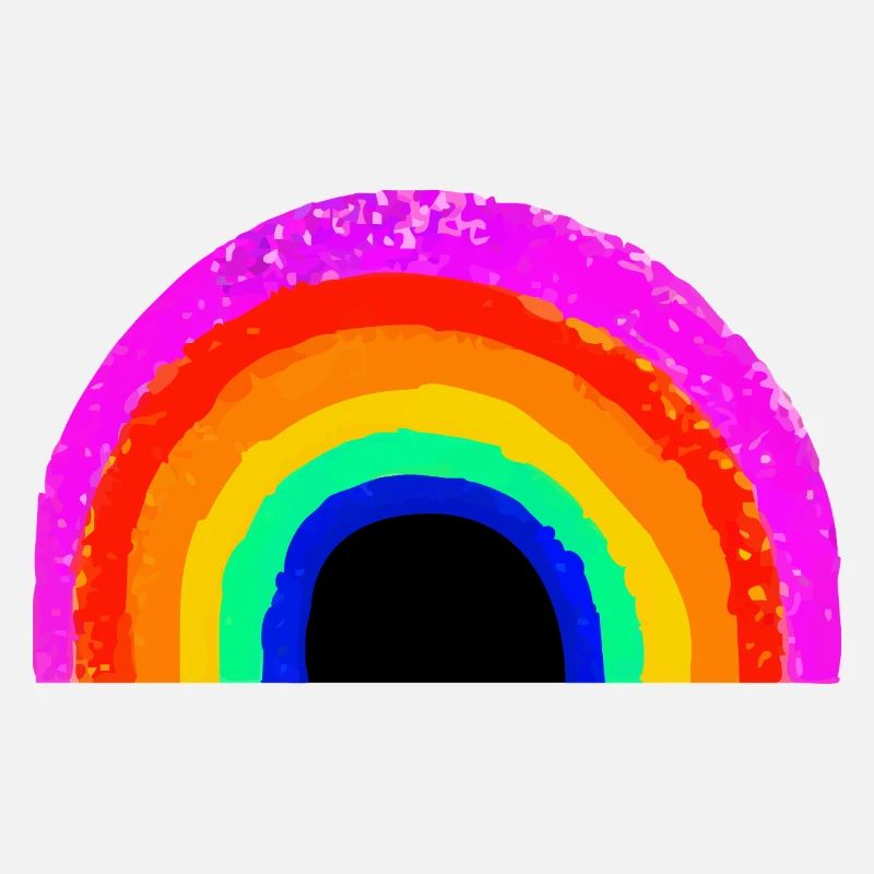 Lebendiger Regenbogenbogen