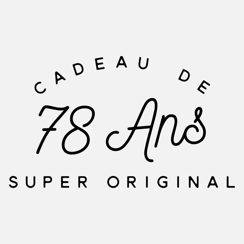 Cadeau 78 ans 