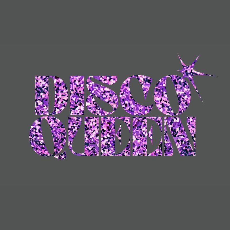 Disco Queen Glitter Pattern
