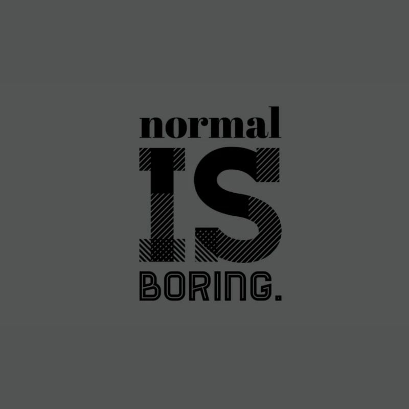 Normal, c’est ennuyeux – Déclaration : design